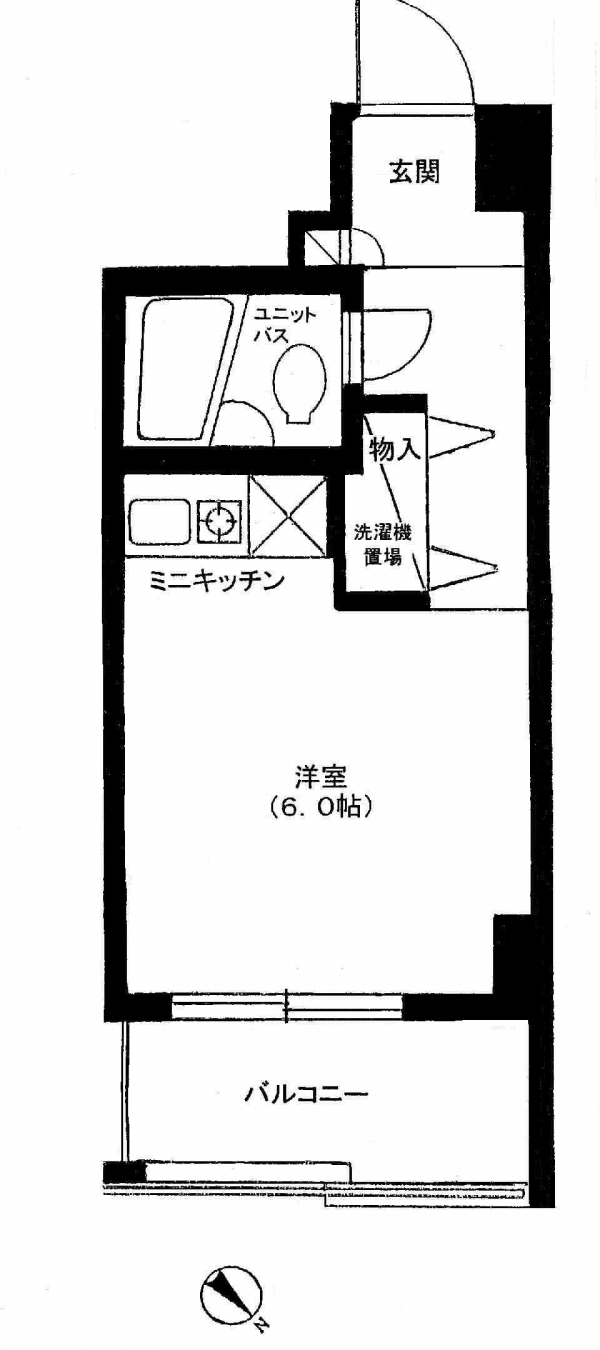 ﾏｰﾄﾙｺｰﾄ駒込302間取